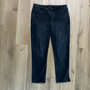 Judy Blue crop straight fit split hem jeans size 31 size 13